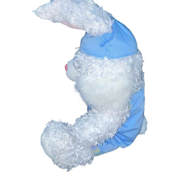 Dan Dee Plush Bunny Rabbit 2008 Stuffed Animal Baseball Cap Nursery Gift Dog 20" - Picture 8 of 12